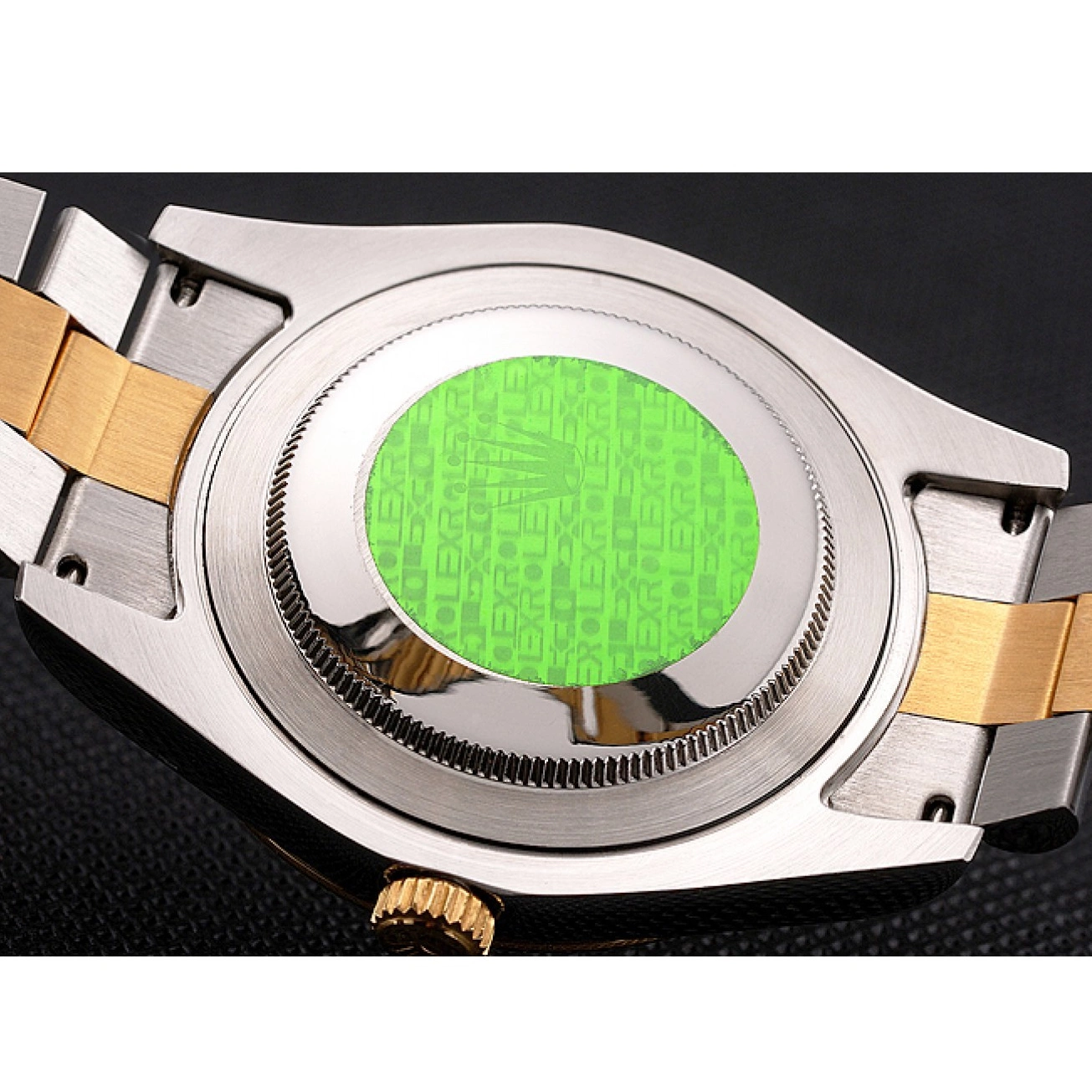 Aaa fake watches Swiss Rolex White Datejust Hour Bezel Two Tone Marks Stainless Gold Diamond Steel Dial Bracelet Case 0514